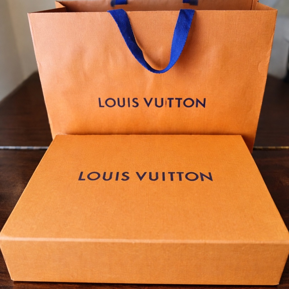 💯 Authentic Louis Vuitton Alma BB Damier Azur Braided Handles (Model N45294)Pink - Picture 16 of 17